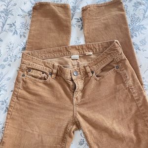 J. Crew tan corduroy pants-Vintage Matchstick